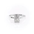 The Nelly Set With A 3 Carat Radiant Moissanite Hot on Sale