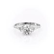 The Kristen Set With A 3.5 Carat Round Moissanite Cheap