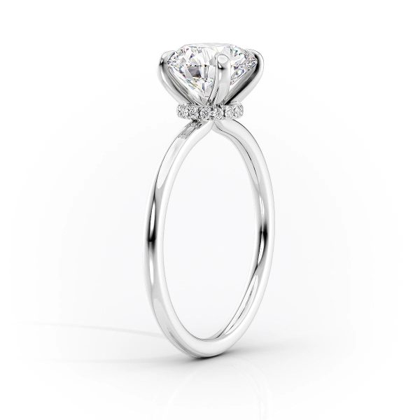 The Nelly Set With A 1.5 Carat Radiant Moissanite Online Sale