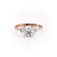 The Kristen Set With A 4 Carat Round Moissanite Online