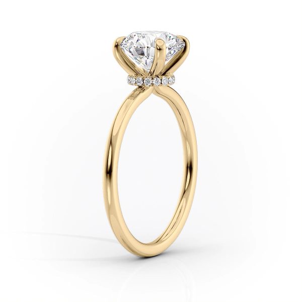 The Nelly Set With A 4.5 Carat Oval Moissanite Cheap