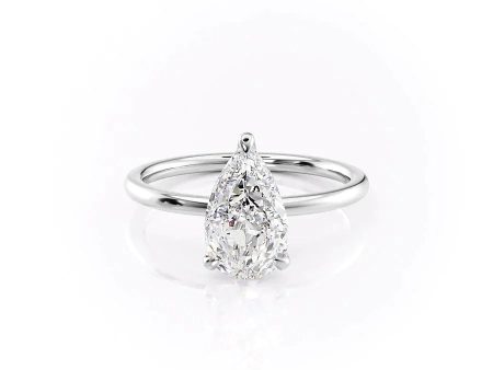 The Nelly Set With A 2 Carat Pear Moissanite Discount