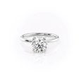 The Nelly Set With A 2.5 Carat Round Moissanite For Discount