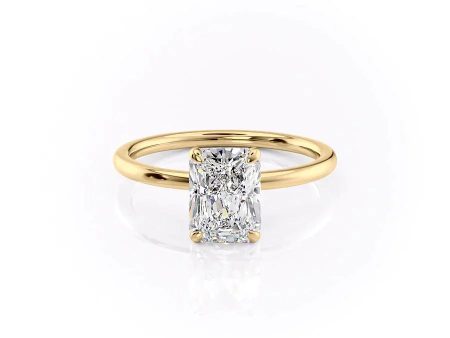 The Nelly Set With A 3.5 Carat Radiant Moissanite For Discount