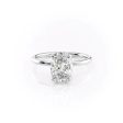 The Nelly Set With A 1 Carat Oval Moissanite Online Hot Sale