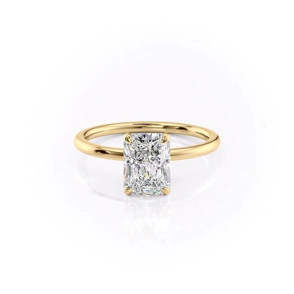 The Nelly Set With A 5 Carat Radiant Moissanite Discount