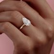 The Nelly Set With A 2.5 Carat Pear Moissanite Fashion