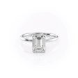 The Nelly Set With A 5 Carat Emerald Moissanite Online Hot Sale