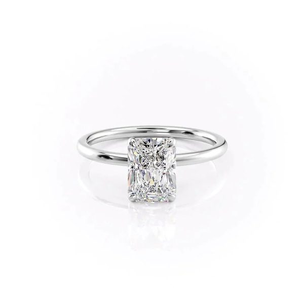 The Nelly Set With A 4 Carat Radiant Moissanite Supply