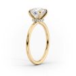 The Nelly Set With A 3.5 Carat Round Moissanite For Discount