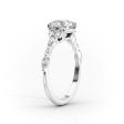 The Kristen Set With A 3.5 Carat Round Moissanite Cheap